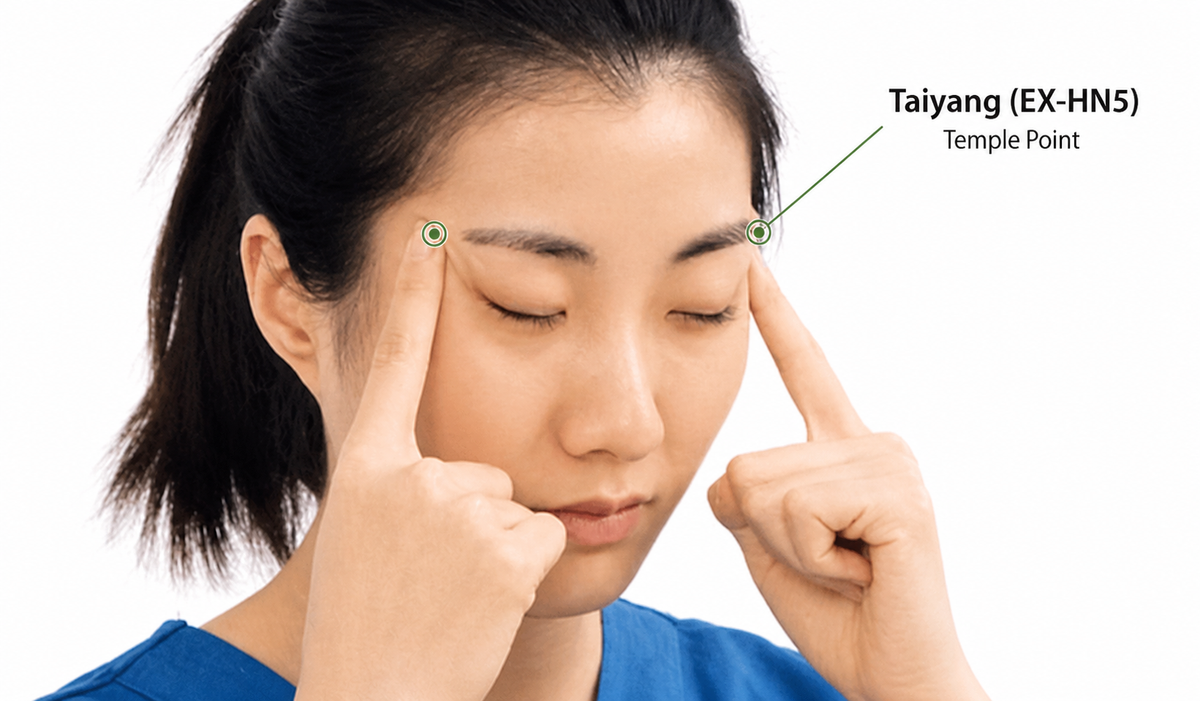 Pressure Points for Headaches: 4 Spots to Try （Acupressure Massage Guide 02)