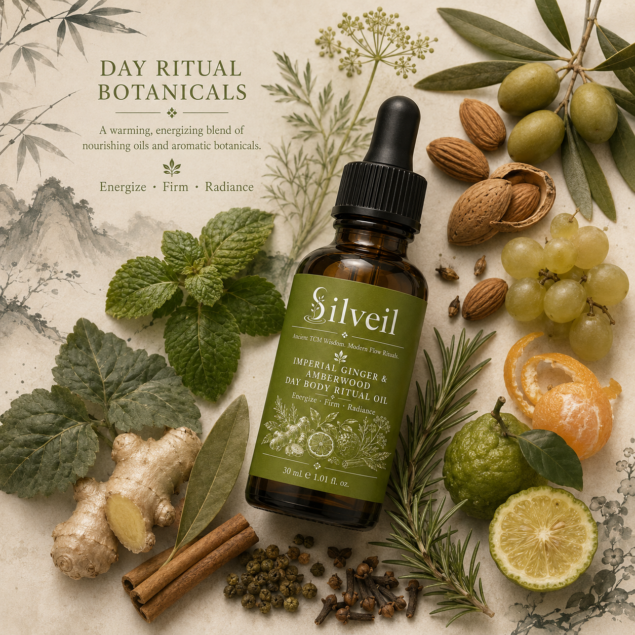 SILVEIL Imperial Ginger Warming Body Oil