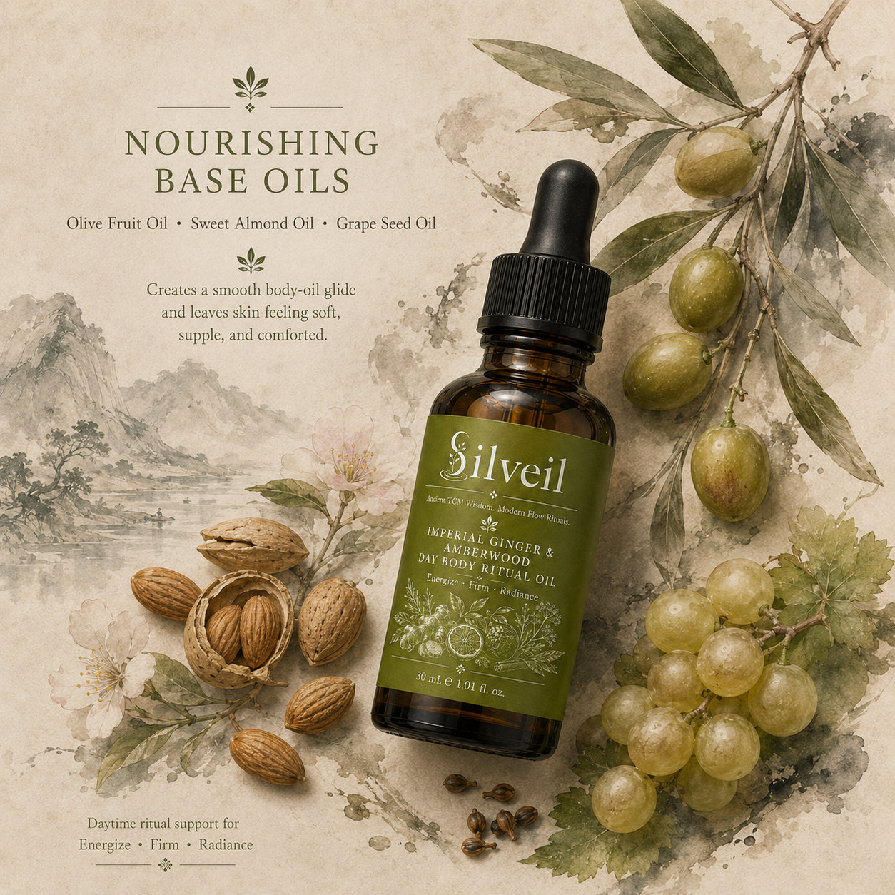 SILVEIL Imperial Ginger Warming Body Oil