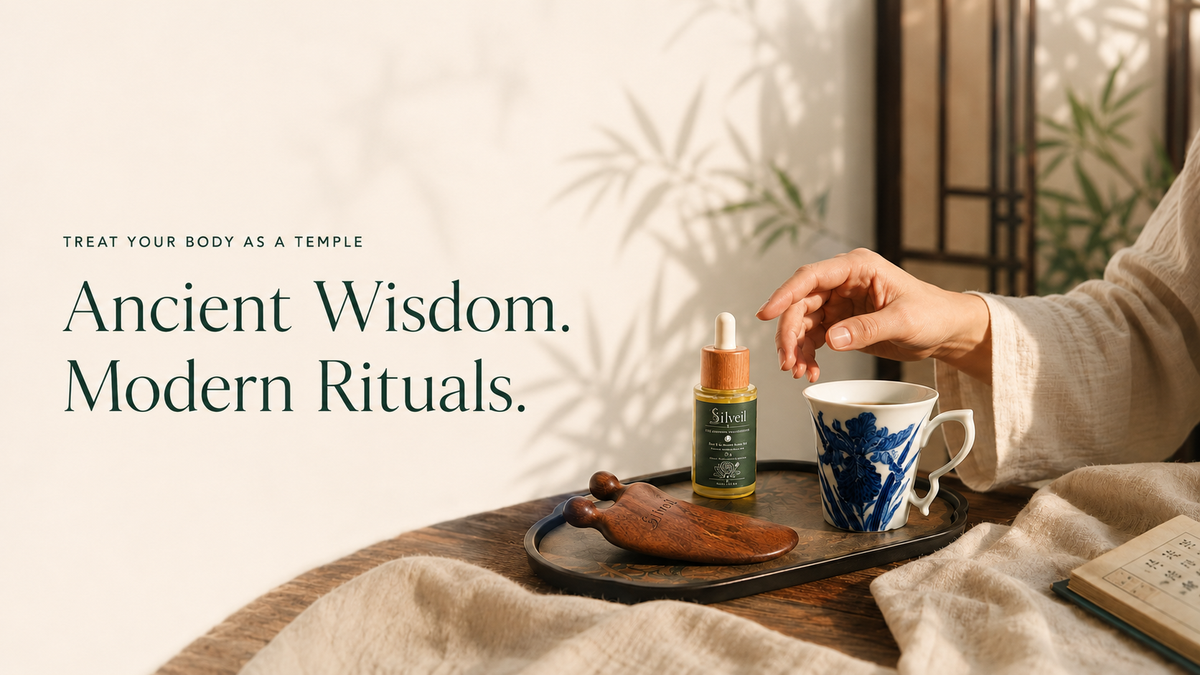 Silveil ritual tools and botanical oils